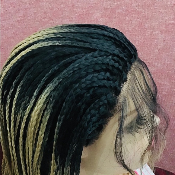 Beautiful Free Part Synthetic Lace Front Wigs with Baby Hair Box Braids - Picture 5 of 14